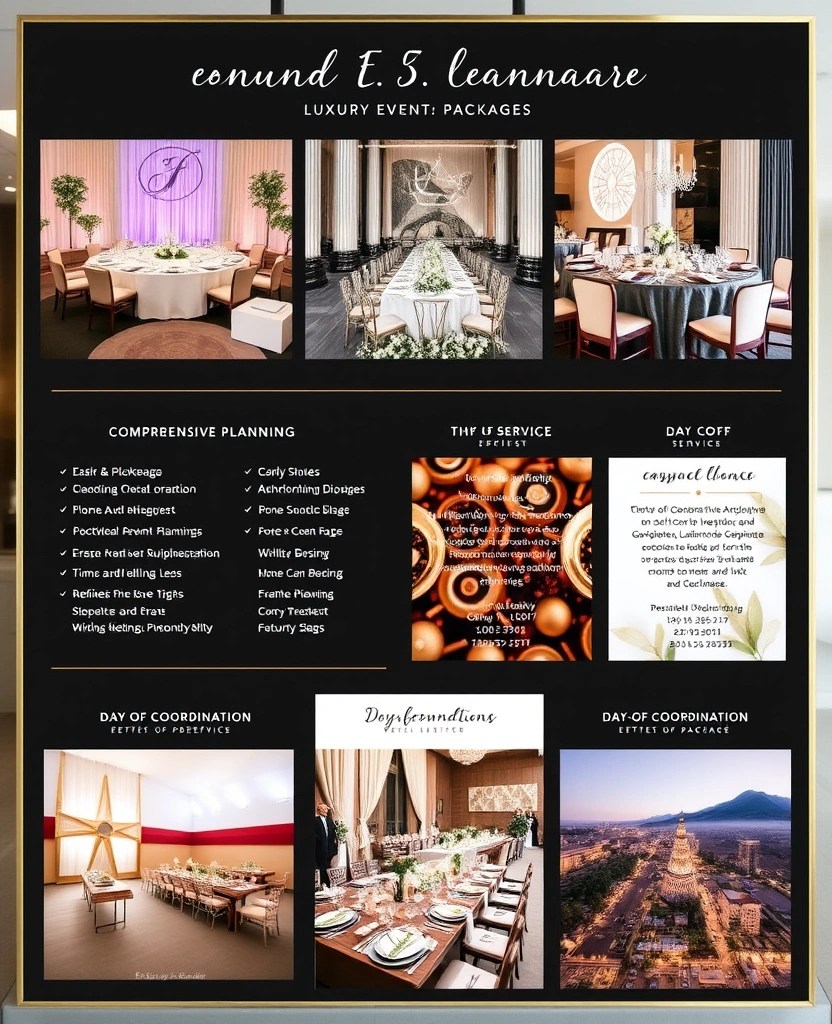 Transform Your Corporate Event: Why a Luxury Event Planner Is Your Best Investment! - 14. Flexible Packages Tailored to Your Needs